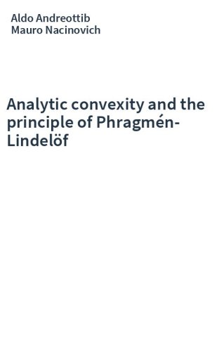 Analytic convexity and the principle of Phragmén-Lindelöf