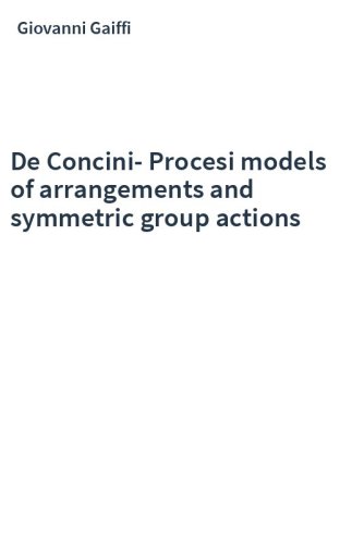 De Concini-Procesi models of arrangements and symmetric group actions