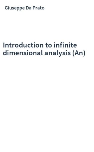 Introduction to infinite dimensional analysis (An)