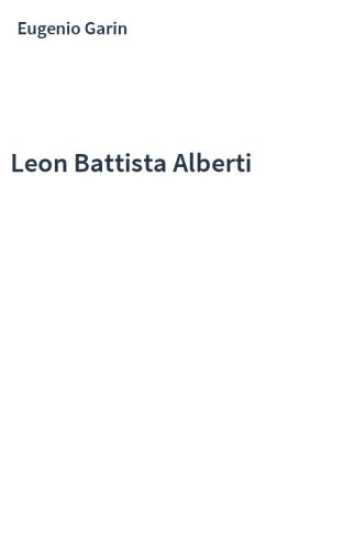 Leon Battista Alberti