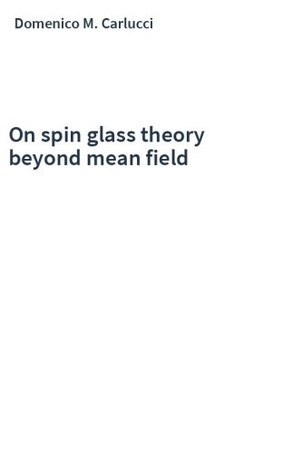 On spin glass theory beyond mean field
