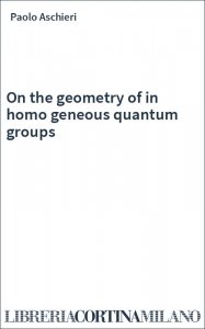 On the geometry of in homo geneous quantum groups