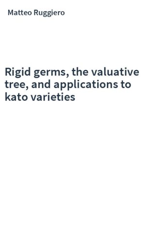 Rigid germs, the valuative tree, and applications to kato varieties