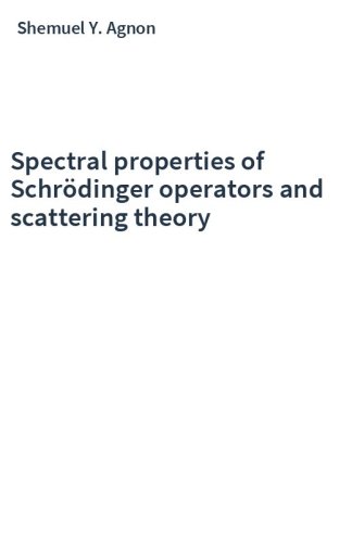 Spectral properties of Schrödinger operators and scattering theory