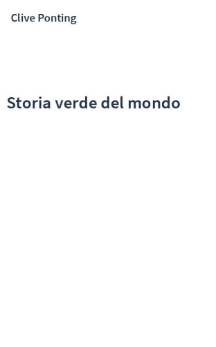Storia verde del mondo