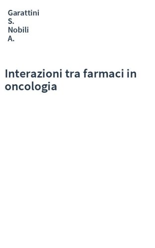 Interazioni tra farmaci in oncologia