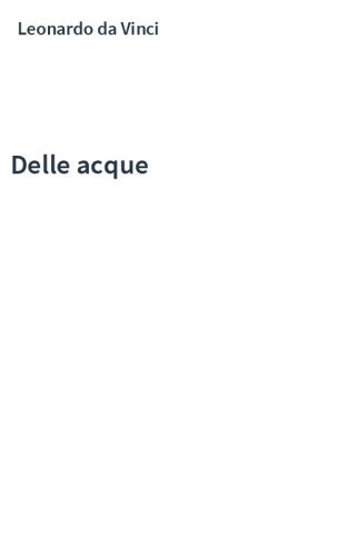 Delle acque