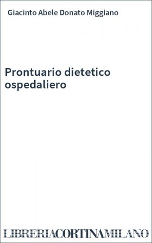 Prontuario dietetico ospedaliero