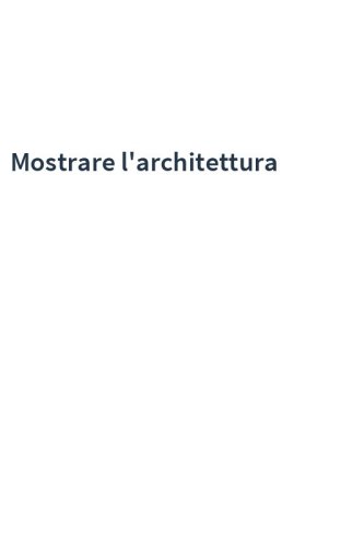 Mostrare l'architettura