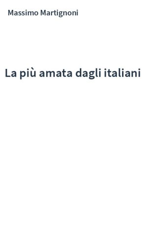 La più amata dagli italiani