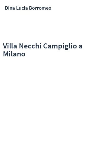 Villa Necchi Campiglio a Milano
