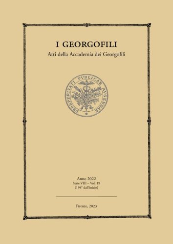 I Georgofili. Atti della Accademia dei Georgofili
