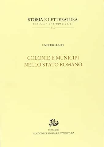 Colonie e municipi nello Stato romano