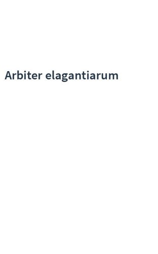 Arbiter elagantiarum