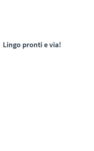 Lingo pronti e via!