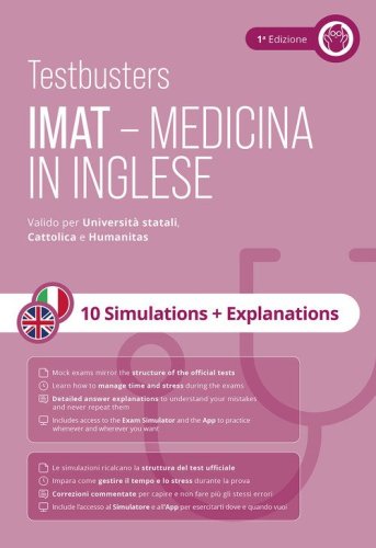 Testbusters. IMAT. Medicine in English. 10 simulations + explanations