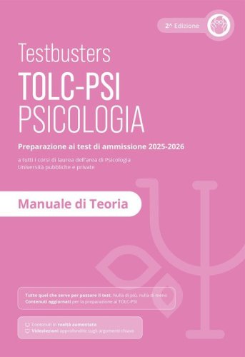 Testbusters TOLC-PSI 2025 - Manuale di Teoria