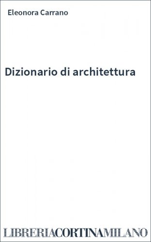 Dizionario di architettura
