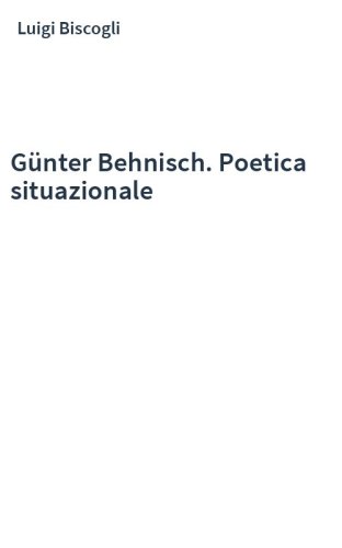 Günter Behnisch. Poetica situazionale