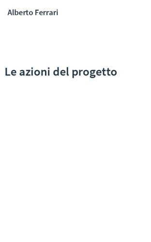 Le azioni del progetto