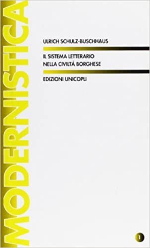 Il sistema letterario nella civiltà borghese