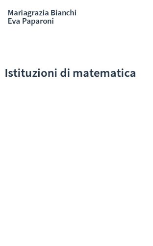 Istituzioni di matematica