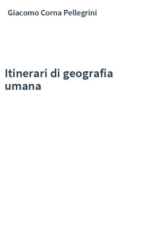Itinerari di geografia umana