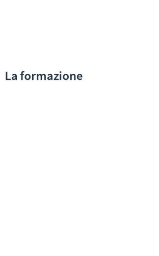 La formazione