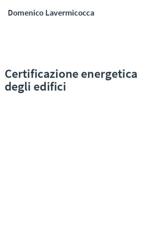 Certificazione energetica degli edifici