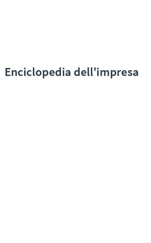 Enciclopedia dell'impresa