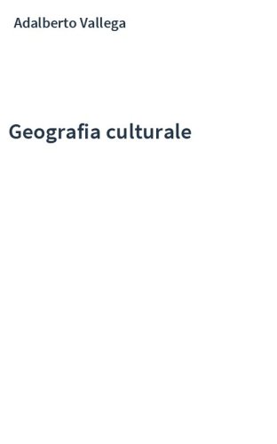 Geografia culturale