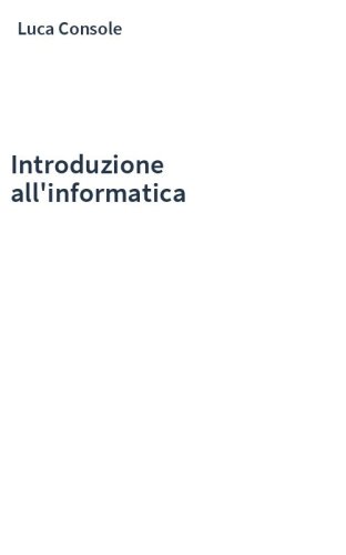 Introduzione all'informatica