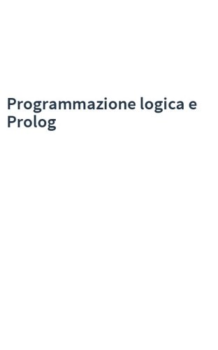 Programmazione logica e Prolog