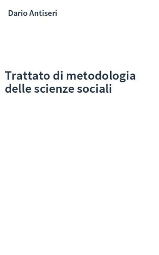 Trattato di metodologia delle scienze sociali