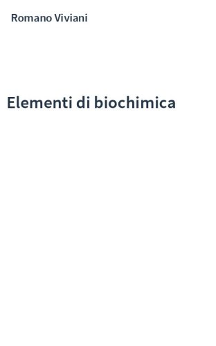Elementi di biochimica