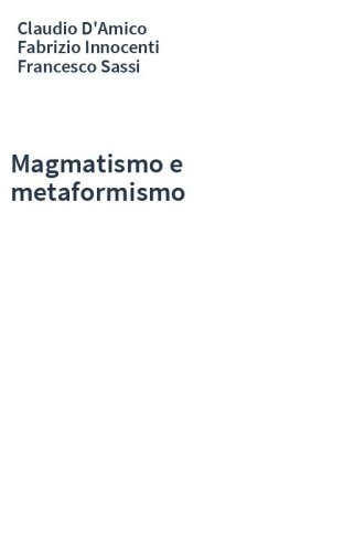 Magmatismo e metaformismo
