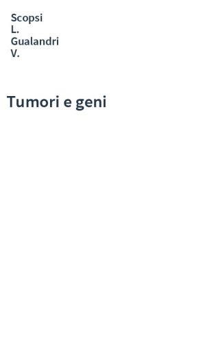 Tumori e geni