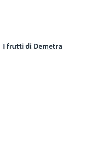 I frutti di Demetra