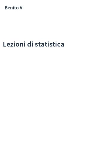 Lezioni di statistica