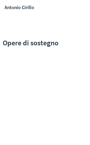 Opere di sostegno