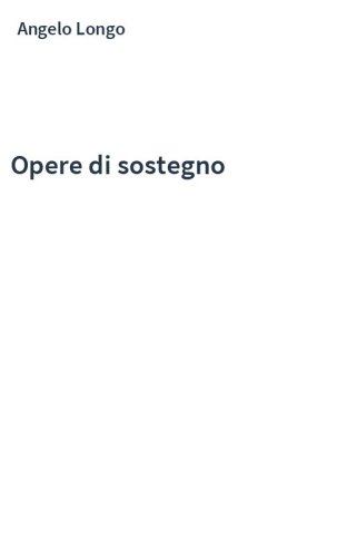 Opere di sostegno