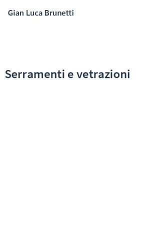 Serramenti e vetrazioni