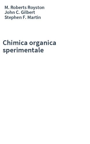 Chimica organica sperimentale