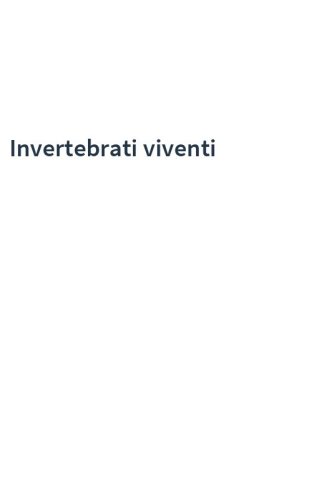 Invertebrati viventi
