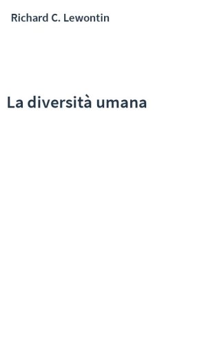 La diversità umana