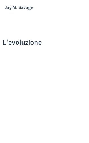 L'evoluzione