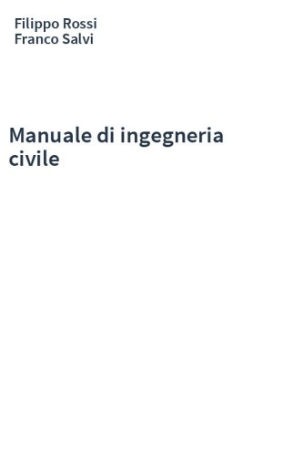 Manuale di ingegneria civile
