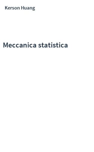 Meccanica statistica