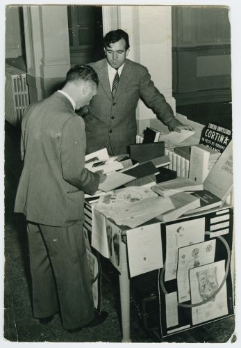 Aldo Cortina a un congresso di medicina