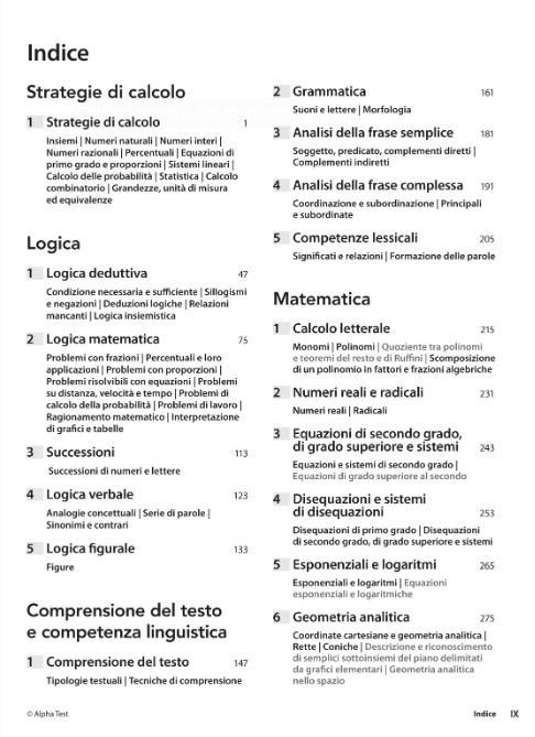 Alpha Test. Psicologia. TOLC-PSI. Manuale di preparazione | 1